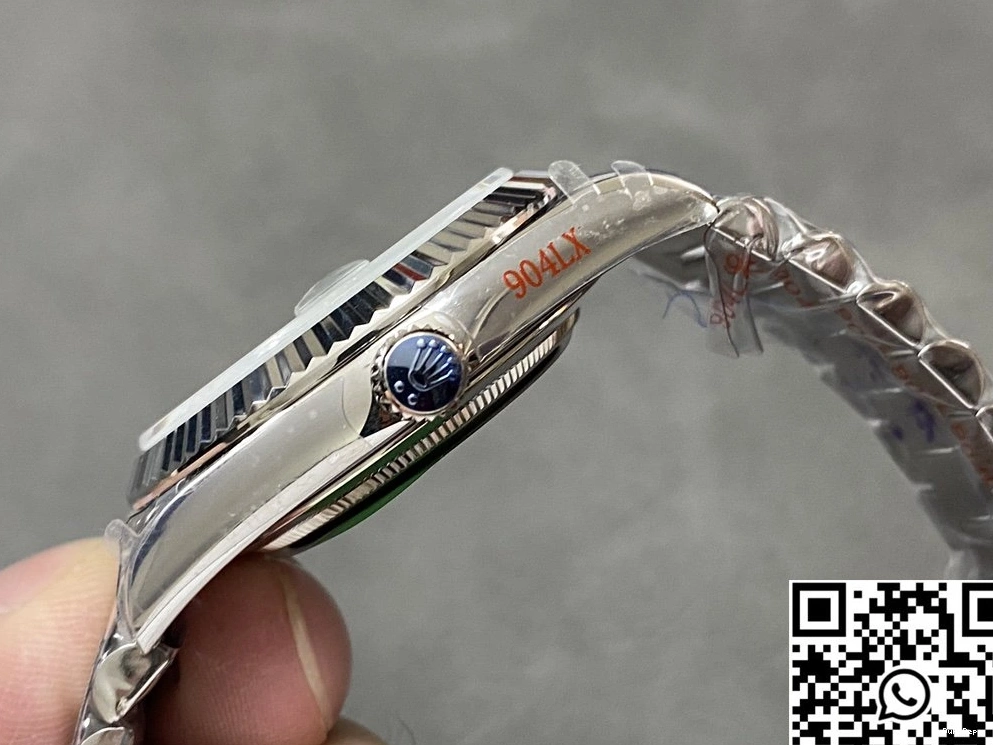 Date Steel M228236-0012 Blue Factory Rolex Dial v5 QF Day Tungsten 1006